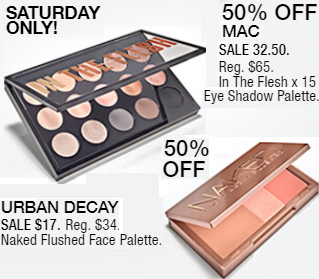 Macy's 10 Days of Glam: Day 9 - MAC In the Flesh Eyeshadow Palette & Urban Decay Naked Face Palette